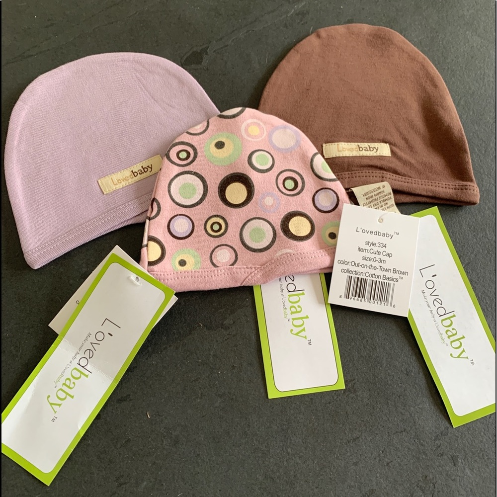 COPY - L’oved Baby Certified Organic Cotton baby cap $5.00 EACh